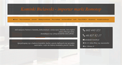 Desktop Screenshot of kafle-kominki.pl